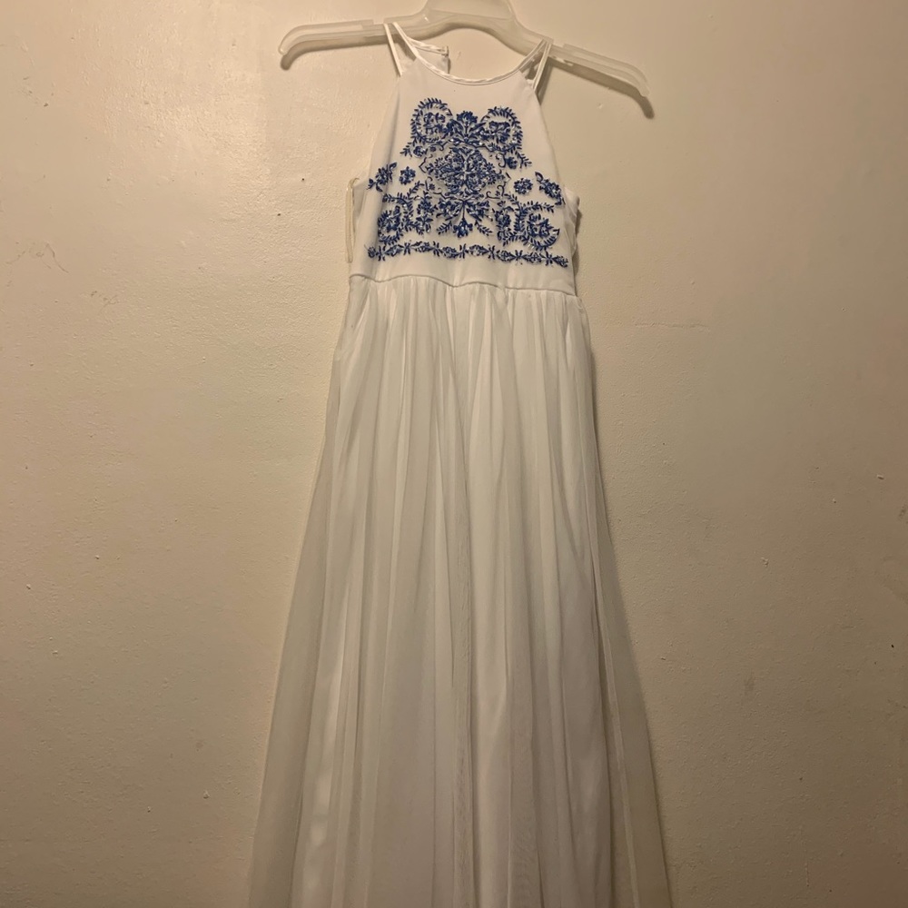White puffy dress